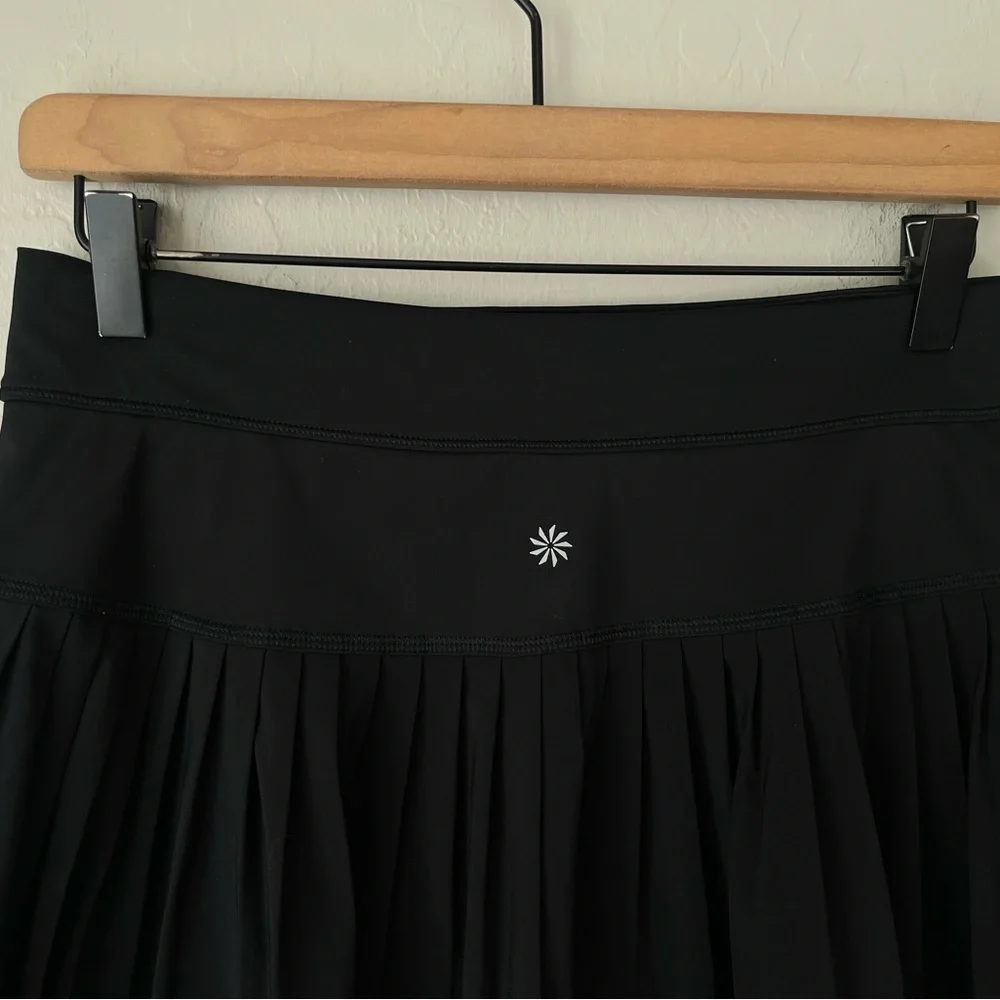 Athleta advantage pleated tennis skort black small